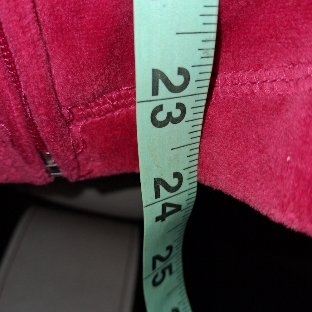 Kim Rogers Rich Red Velvet Teddy Jacket In A Size PM. - Picture 5 of 7